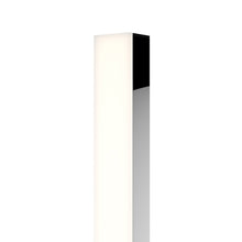 Load image into Gallery viewer, Solid Glass LED Bath Vanity Light in Detail.