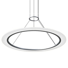 Load image into Gallery viewer, Arctic Rings™ LED Pendant Light in Bright Satin Aluminum (36-Inch).