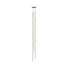 Load image into Gallery viewer, Constellation® Andromeda Round LED Pendant Light in Satin Brass/White (18-Light).