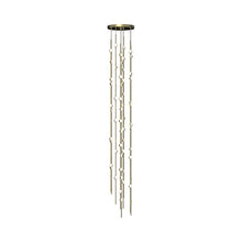 Load image into Gallery viewer, Constellation® Andromeda Round LED Pendant Light in Satin Brass/White (55-Light).