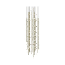 Load image into Gallery viewer, Constellation® Andromeda Round LED Pendant Light in Satin Brass/Clear (156-Light).