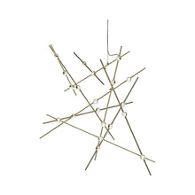 Load image into Gallery viewer, Constellation® Aquila Major LED Pendant Light in Satin Brass/Clear.
