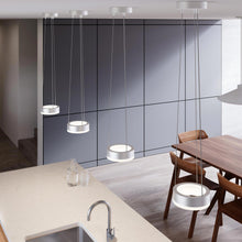 Load image into Gallery viewer, Corona Ring Mini LED Pendant Light in Kitchen.