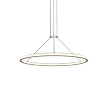 Load image into Gallery viewer, Luna™ LED Pendant Light in Satin Brass (36-Inch).