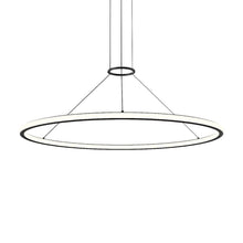 Load image into Gallery viewer, Luna™ LED Pendant Light in Satin Black (48-Inch).