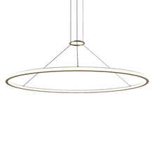 Load image into Gallery viewer, Luna™ LED Pendant Light in Satin Brass (60-Inch).