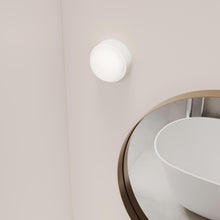Load image into Gallery viewer, Reals Dome Outdoor LED Flush Mount Ceiling Light in Detail.