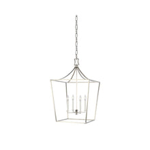 Load image into Gallery viewer, Southold Chandelier in Medium/Polished Nickel.