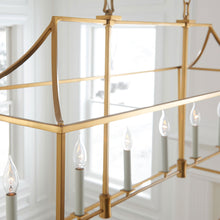 Load image into Gallery viewer, Southold Linear Chandelier in Detail.