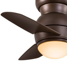 Load image into Gallery viewer, Spacesaver LED Ceiling Fan in Detail.