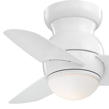 Load image into Gallery viewer, Spacesaver LED Ceiling Fan in Detail.
