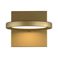 Load image into Gallery viewer, Spectica LED Wall Light in Satin Gold.