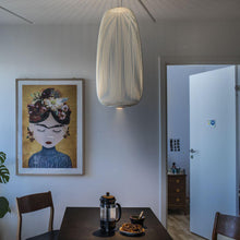 Load image into Gallery viewer, Spokes 1 LED Pendant Light in dining room.