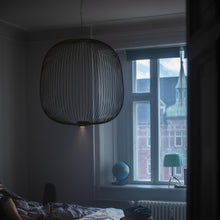 Load image into Gallery viewer, Spokes 2 LED Pendant Light in living room.