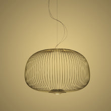 Load image into Gallery viewer, Spokes 3 LED Pendant Light in Gold.
