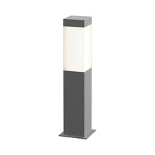 Load image into Gallery viewer, Square Column™ LED Bollard in Textured Gray/Small.