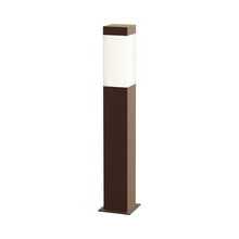 Load image into Gallery viewer, Square Column™ LED Bollard in Textured Bronze/Medium.