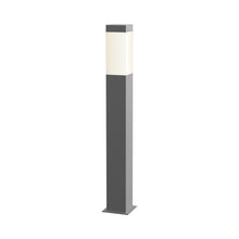 Load image into Gallery viewer, Square Column™ LED Bollard in Textured Gray/Large.