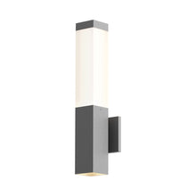 Load image into Gallery viewer, Square Column™ Outdoor LED Wall Light in Textured Gray.