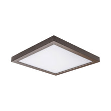 Load image into Gallery viewer, Square LED Ceiling/Wall Light in Bronze (Small).
