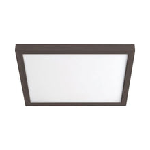 Load image into Gallery viewer, Square LED Ceiling/Wall Light in Bronze (Large).