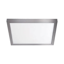 Load image into Gallery viewer, Square LED Ceiling/Wall Light in Brushed Nickel (Large).