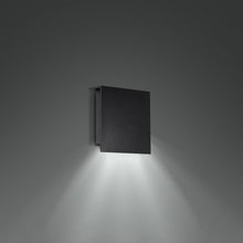 Load image into Gallery viewer, Square Outdoor LED Wall Light in Detail.