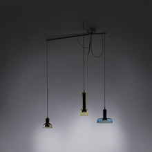 Load image into Gallery viewer, Stablight Triple Pendant Light in Multicolor.