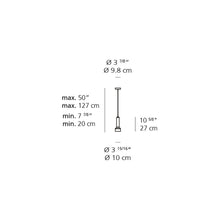 Load image into Gallery viewer, Stablight LED Pendant Light - line drawing.