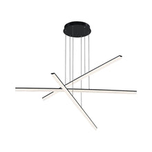 Load image into Gallery viewer, Stack LED Pendant Light in Black/3-Light.