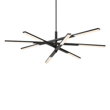 Load image into Gallery viewer, Stacked LED Pendant Light in Detail.