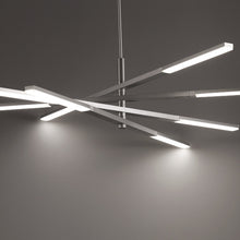 Load image into Gallery viewer, Stacked LED Pendant Light in Detail.