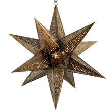 Load image into Gallery viewer, Star Of The East Chandelier in Detail.