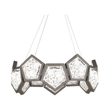 Load image into Gallery viewer, Starlight Starbright LED Chandelier in Antique Nickel.