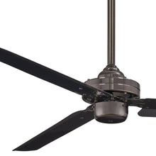 Load image into Gallery viewer, Steal Ceiling Fan in Detail.