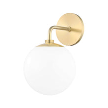 Load image into Gallery viewer, Stella Wall Light in Aged Brass/1-Light.