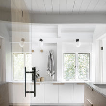 Load image into Gallery viewer, Stella Wall Light in bathroom.