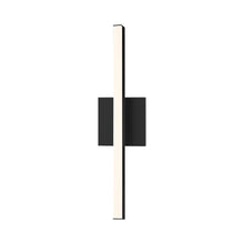 Load image into Gallery viewer, Stix LED Bath Vanity Light in Satin Black/Small.