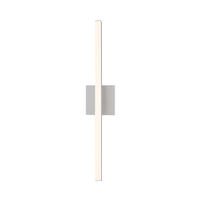 Load image into Gallery viewer, Stix LED Bath Vanity Light in Bright Satin Aluminum/Medium.