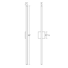 Load image into Gallery viewer, Stix LED Bath Vanity Light - line drawing.
