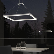 Load image into Gallery viewer, Stix Square LED Pendant Light in Detail.