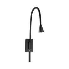 Load image into Gallery viewer, Stretch LED Adjustable Wall Light in Black.
