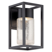 Load image into Gallery viewer, Structure Outdoor LED Wall Light in Black.