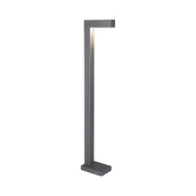 Load image into Gallery viewer, Strut LED Bollard in Charcoal/2700K/None.