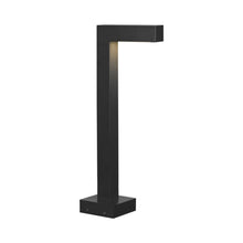 Load image into Gallery viewer, Strut Outdoor LED Path Light in Black/2700K/Concrete Mount.