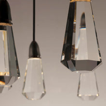 Load image into Gallery viewer, 10 Carat LED Round Chandelier in Detail.