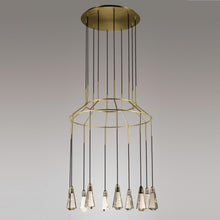 Load image into Gallery viewer, 10 Carat LED Round Chandelier in Detail.