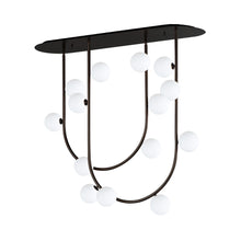 Load image into Gallery viewer, Contour LED Linear Pendant Light in Brushed Bronze (14-Light).