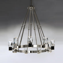 Load image into Gallery viewer, Empire LED Chandelier in Detail.