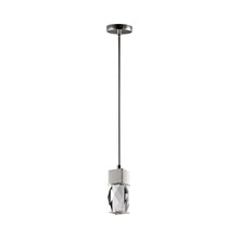 Load image into Gallery viewer, Empire LED Pendant Light in Polished Nikel.